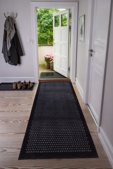 Dot hallway rug - Black. 90x200 cm - tica copenhagen