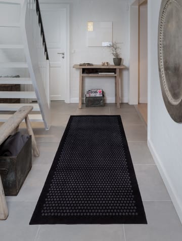 Dot hallway rug - Black. 90x200 cm - tica copenhagen