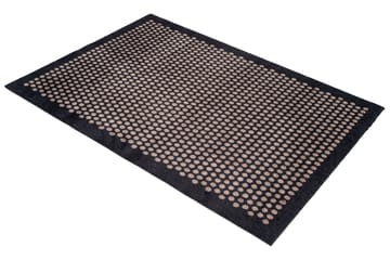 Dot hallway rug - Black-sand. 90x130 cm - tica copenhagen