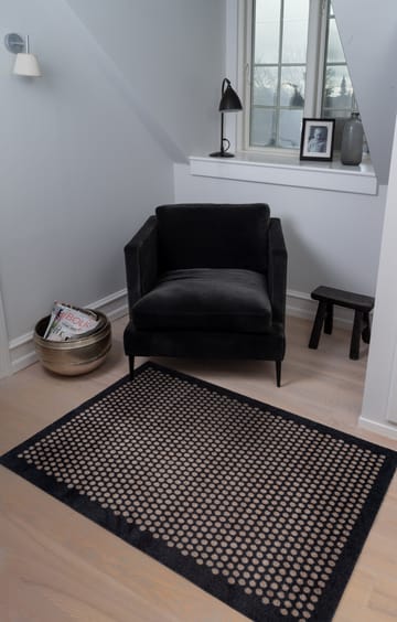 Dot hallway rug - Black-sand. 90x130 cm - tica copenhagen