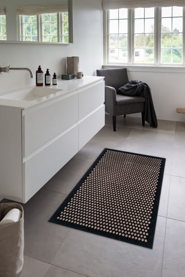 Dot hallway rug - Black-sand. 90x130 cm - tica copenhagen