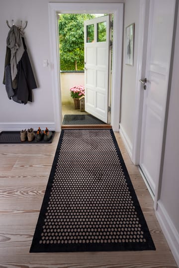 Dot hallway rug - Black-sand. 90x200 cm - tica copenhagen