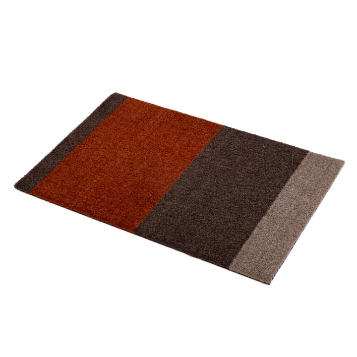 Stripes by tica. horizontal. doormat, Brown-terracotta. 40x60 cm tica copenhagen