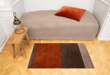 Stripes by tica. horizontal. hallway rug - Brown-terracotta67x120 cm - tica copenhagen