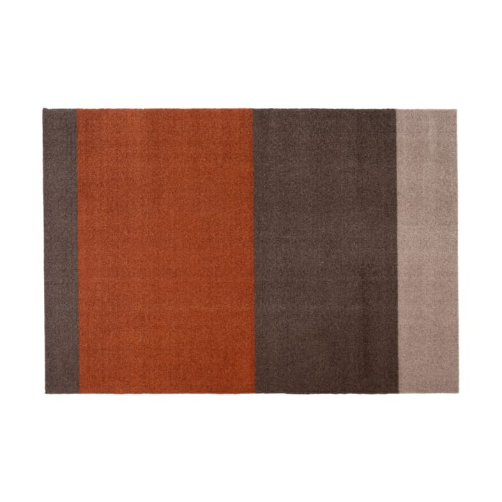 Stripes by tica. horizontal. hallway rug - Brown-terracotta90x130 cm - tica copenhagen