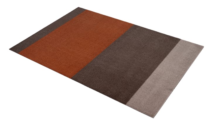 Stripes by tica. horizontal. hallway rug, Brown-terracotta90x130 cm tica copenhagen