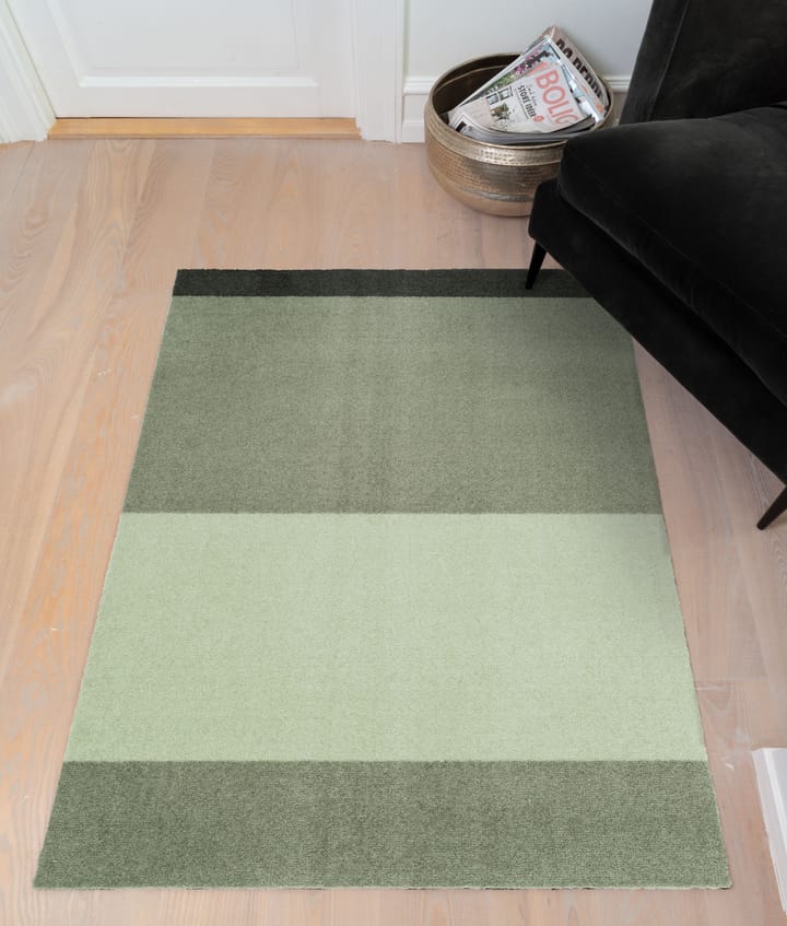 Stripes by tica. horizontal. hallway rug, Green. 67x120 cm tica copenhagen