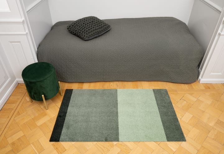 Stripes by tica. horizontal. hallway rug, Green. 67x120 cm tica copenhagen