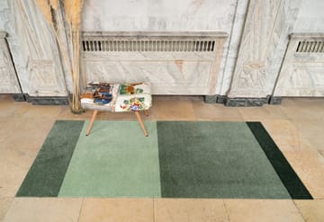 Stripes by tica. horizontal. hallway rug - Green. 90x200 cm - tica copenhagen