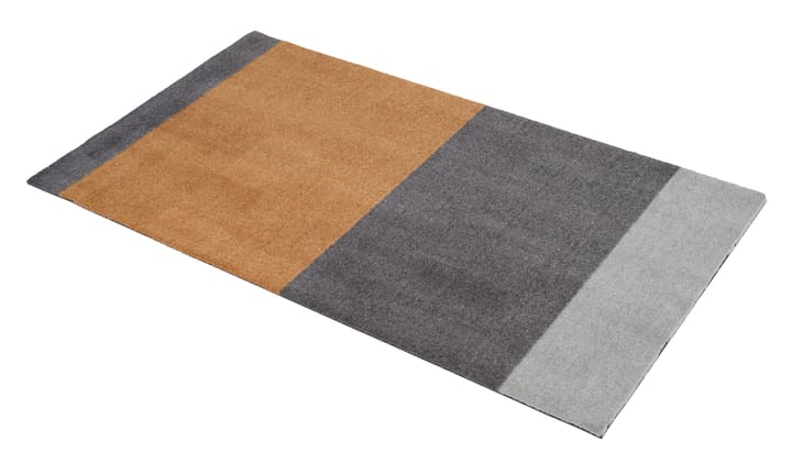 Stripes by tica. horizontal. hallway rug - Grey-grey-dijon. 67x120 cm - tica copenhagen