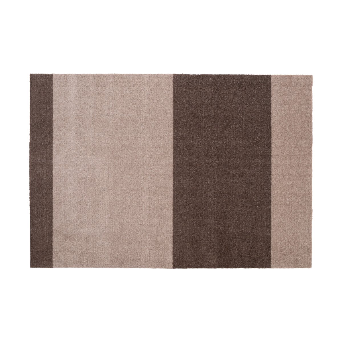 tica copenhagen Stripes by tica. horizontal. hallway rug Sand-brown. 90x130 cm