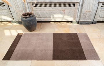 Stripes by tica. horizontal. hallway rug - Sand-brown. 90x200 cm - tica copenhagen