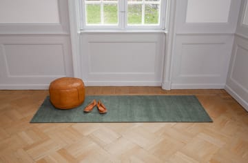 Unicolor hallway rug - Dusty green. 90x200 cm - tica copenhagen