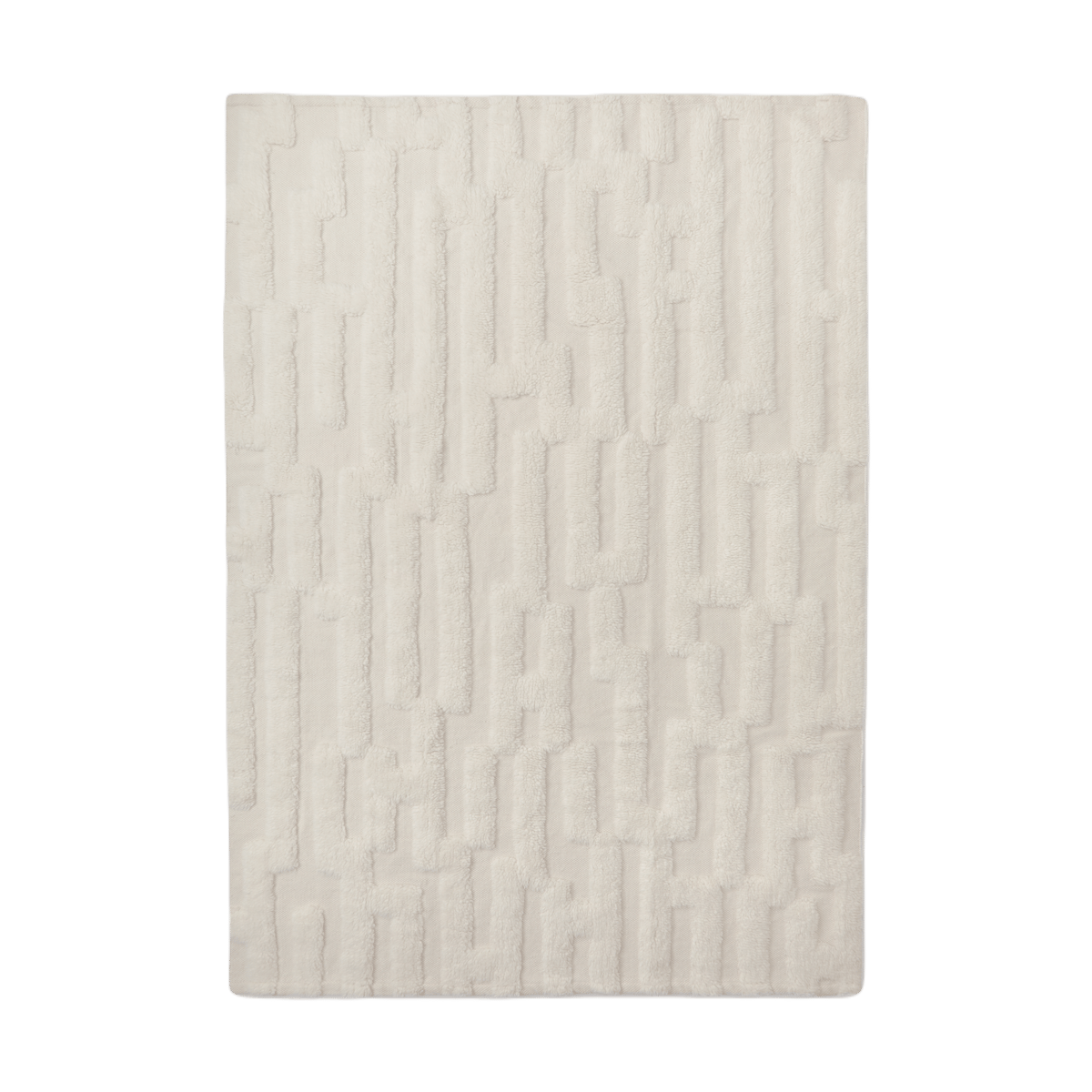 Tinted Bielke wool carpet 160x230 cm Offwhite