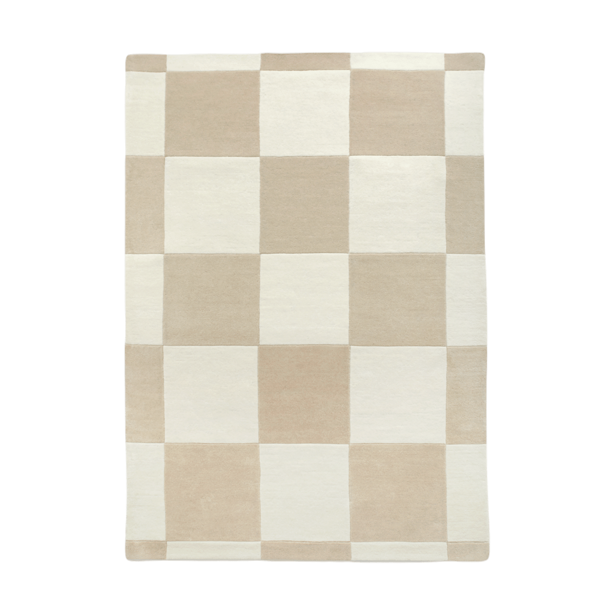 Tinted Hafstrom wool carpet 170x240 cm Beige-white