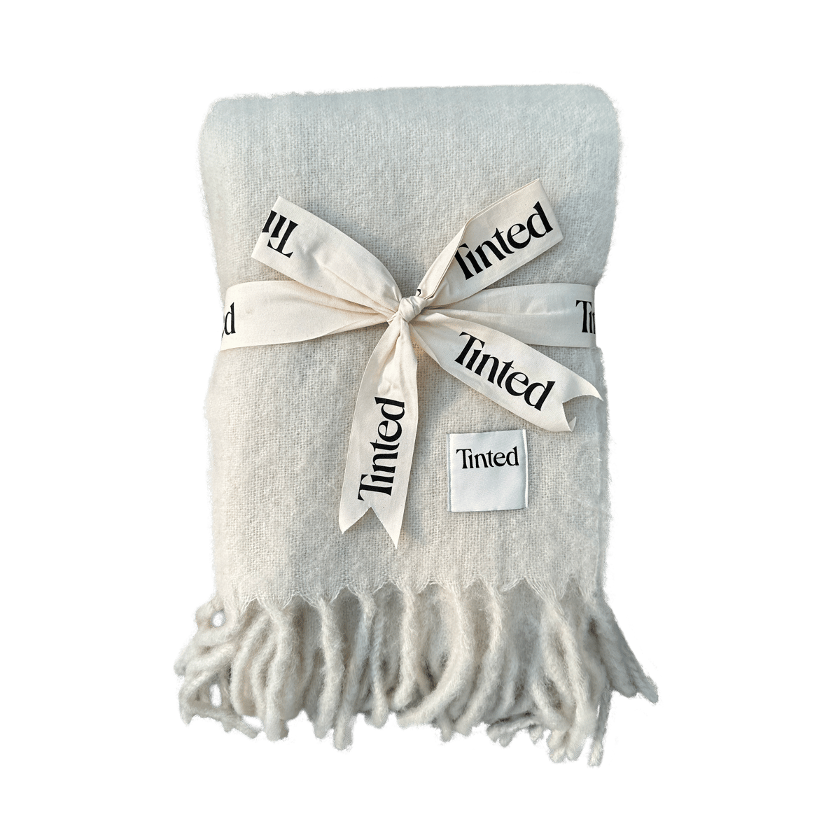 Tinted Jungberg wool throw 130x170 cm Offwhite