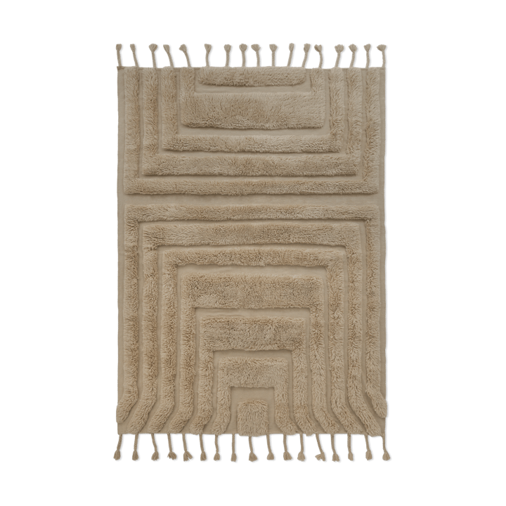 Kask wool carpet 250x350 cm, Beige Tinted