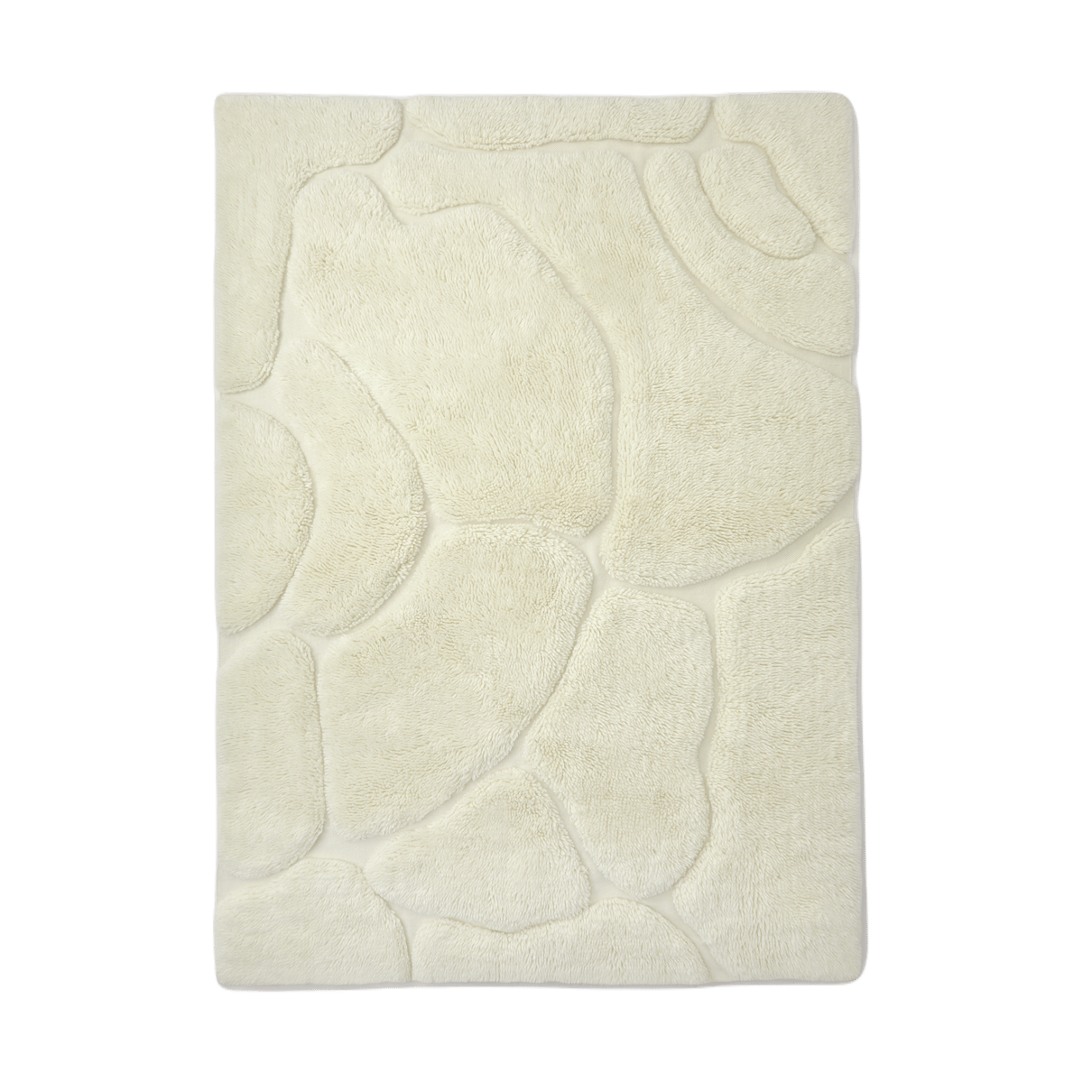 Tinted Kullin wool carpet 170x240 cm Offwhite