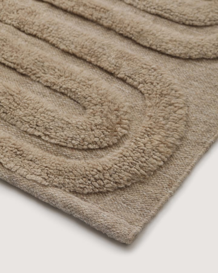 Riklund wool carpet 280x380 cm, Beige-melange Tinted