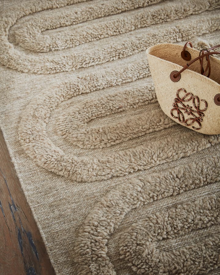 Riklund wool carpet 280x380 cm, Beige-melange Tinted