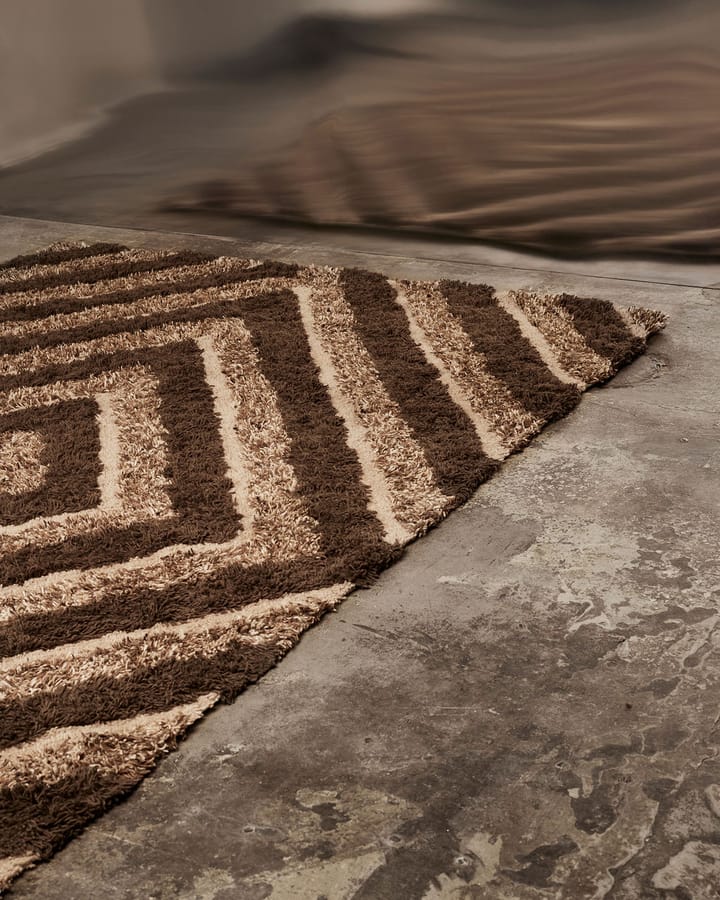 Stenborg wool carpet 170x240 cm, Brown Tinted