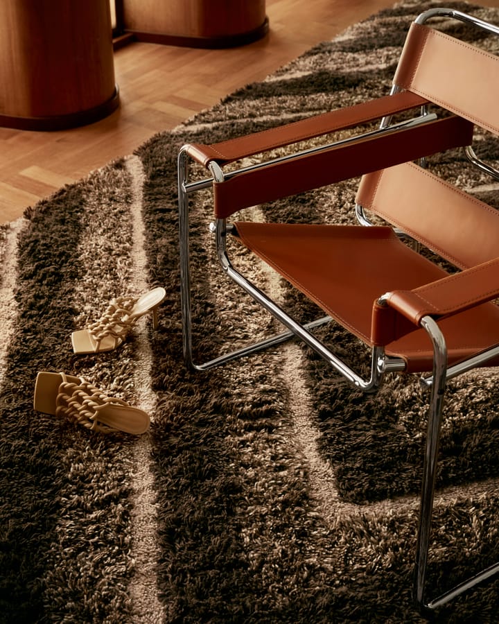 Stenborg wool carpet 170x240 cm - Brown - Tinted