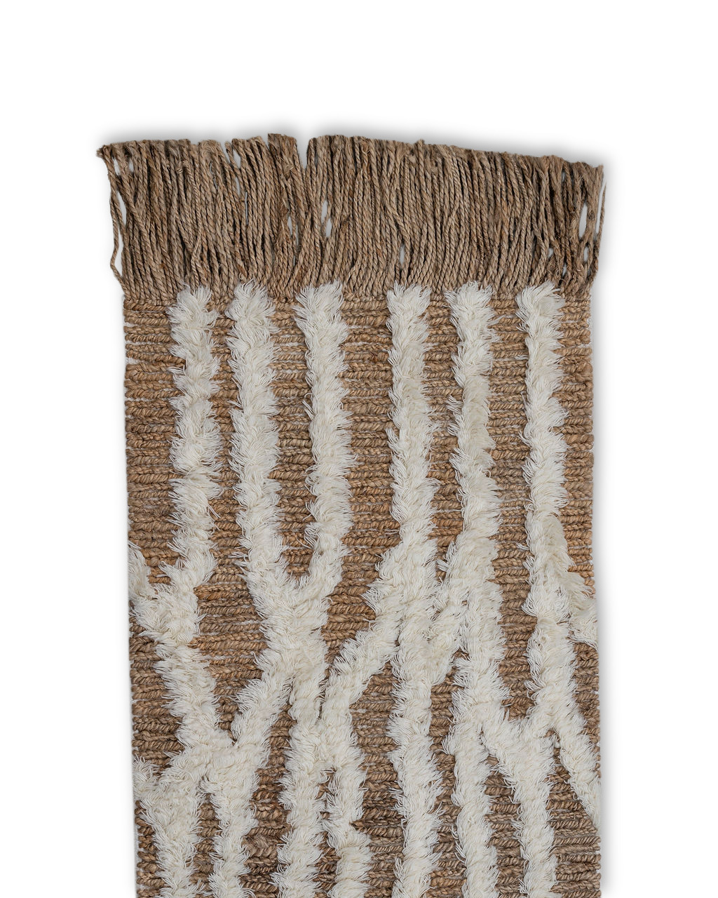 Tinted Wahl entrance rug jute 80x250 cm Brown-offwhite