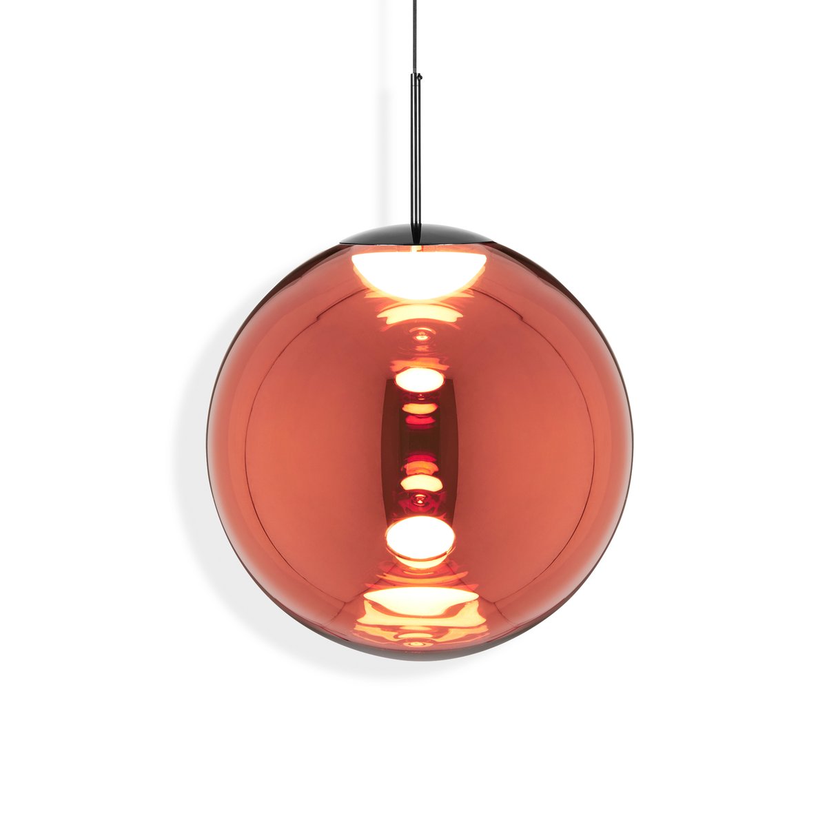 Tom Dixon Globe pendant lamp LED Ø50 cm Copper