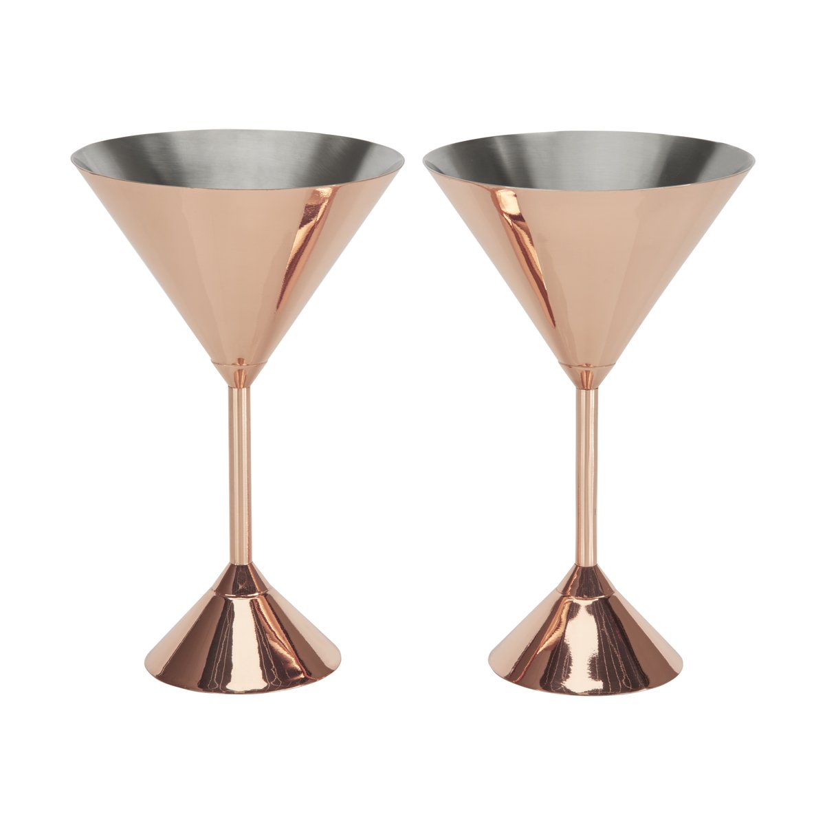 Tom Dixon Plum martini glass 16 cl 2-pack Copper