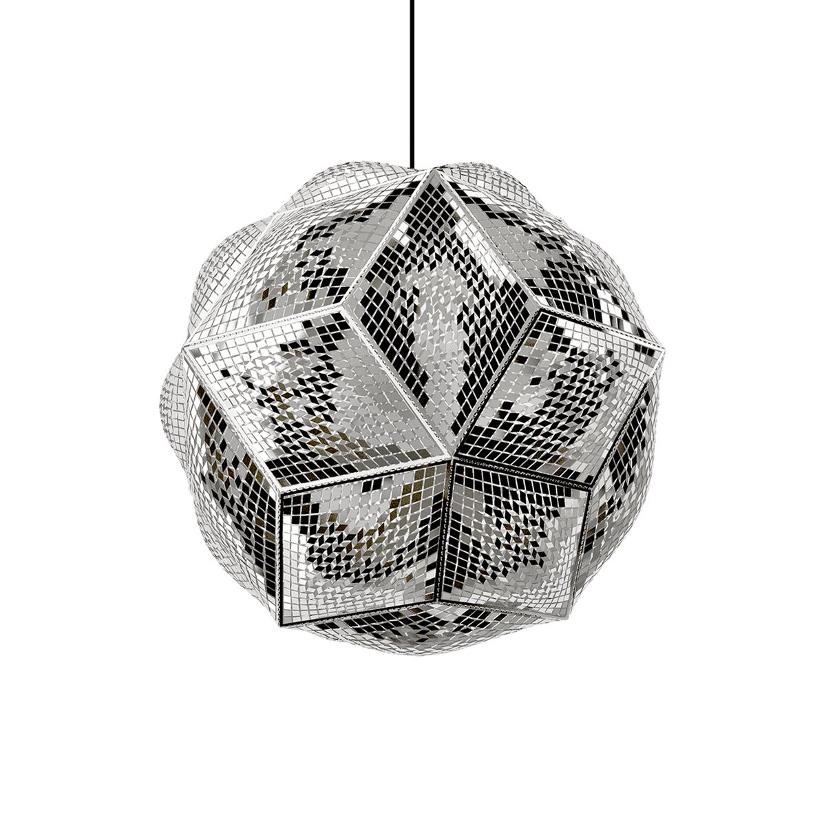 Tom Dixon Puff Pendant ceiling lamp Ø45 cm Stainless steel