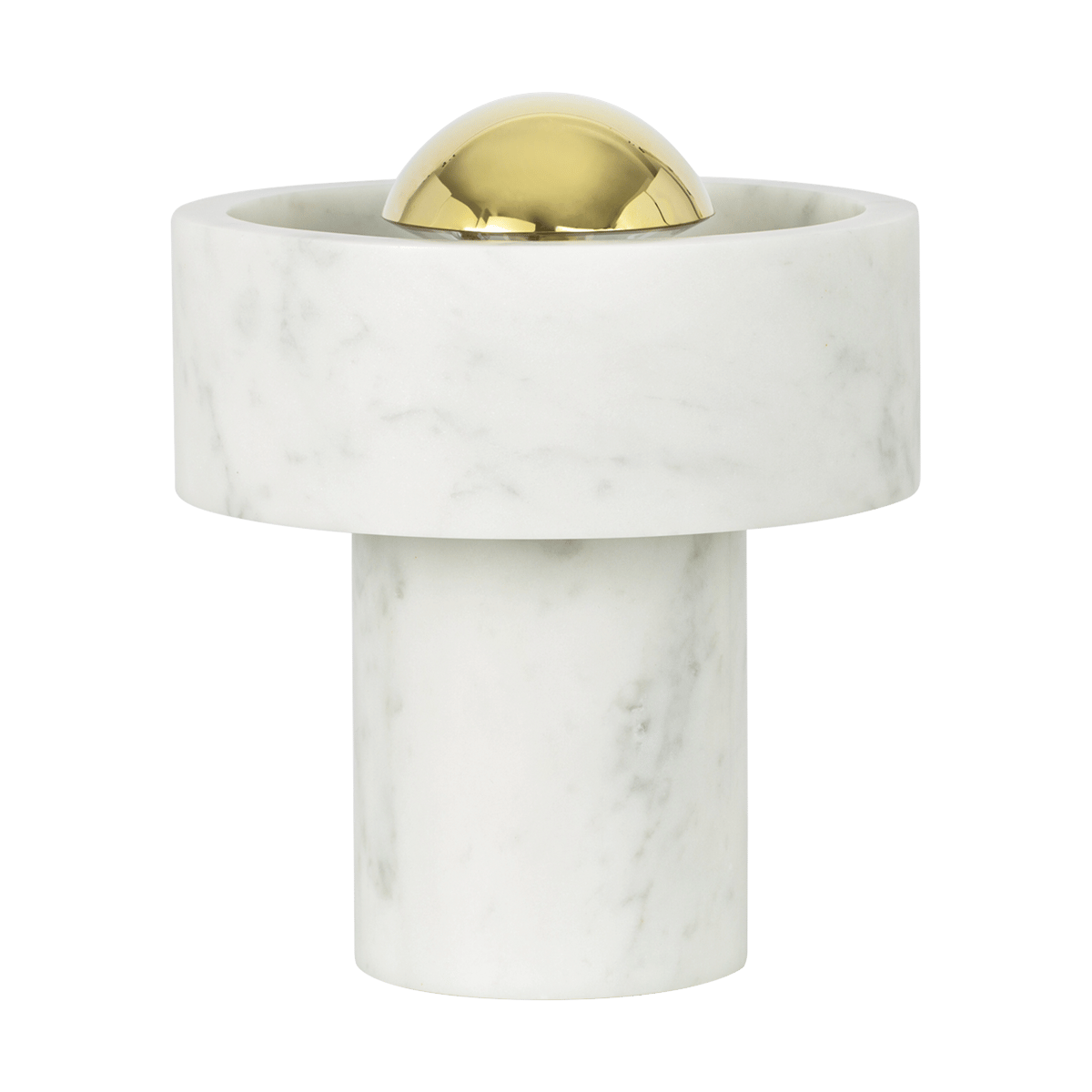 Tom Dixon Stone Portable LED table lamp 19 cm Marble