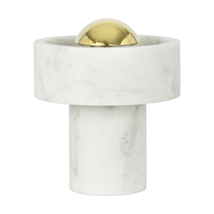 Stone Portable LED table lamp 28 cm - Marble-gold - Tom Dixon