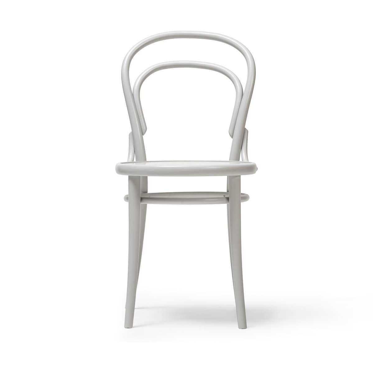 TON Ton no.14 chair White stained B20-New veneer seat