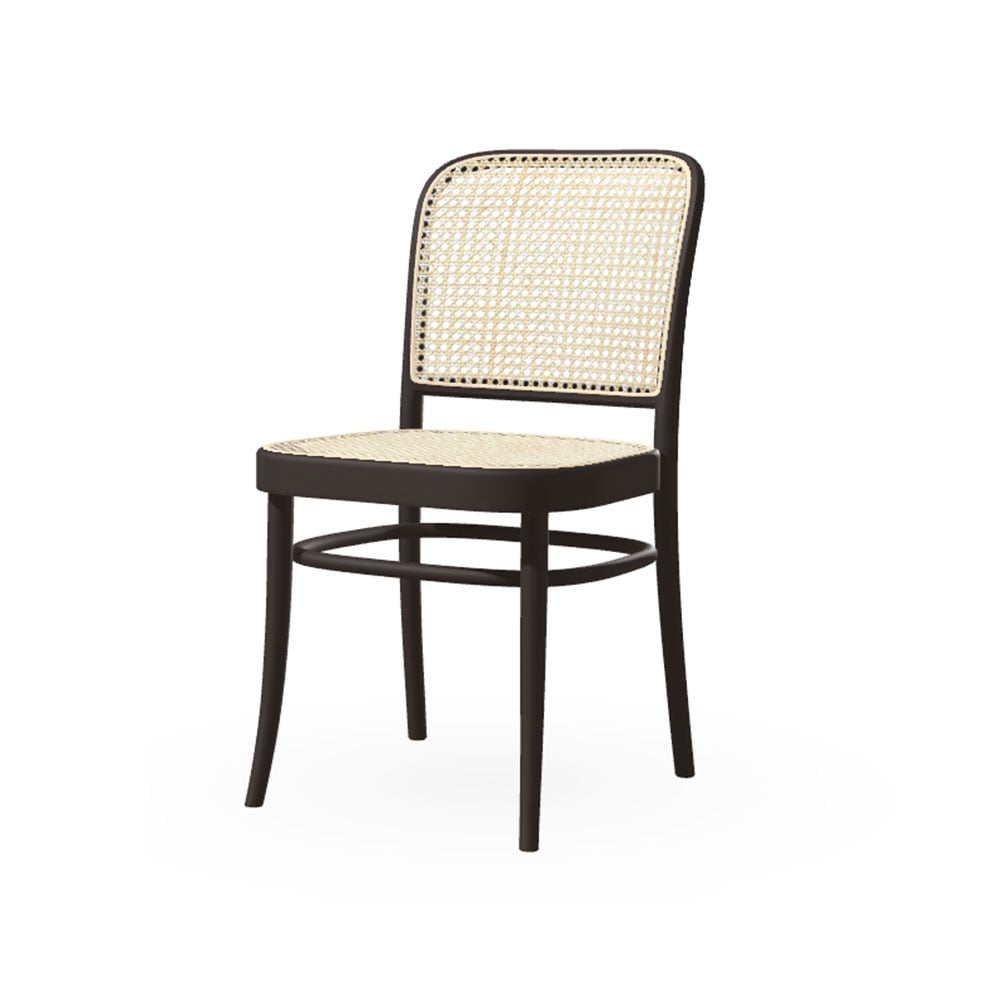 TON Ton no.811 chair rattan Coffee B4-New rattan