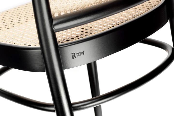 Ton no.811 chair rattan, Coffee B4-New rattan TON