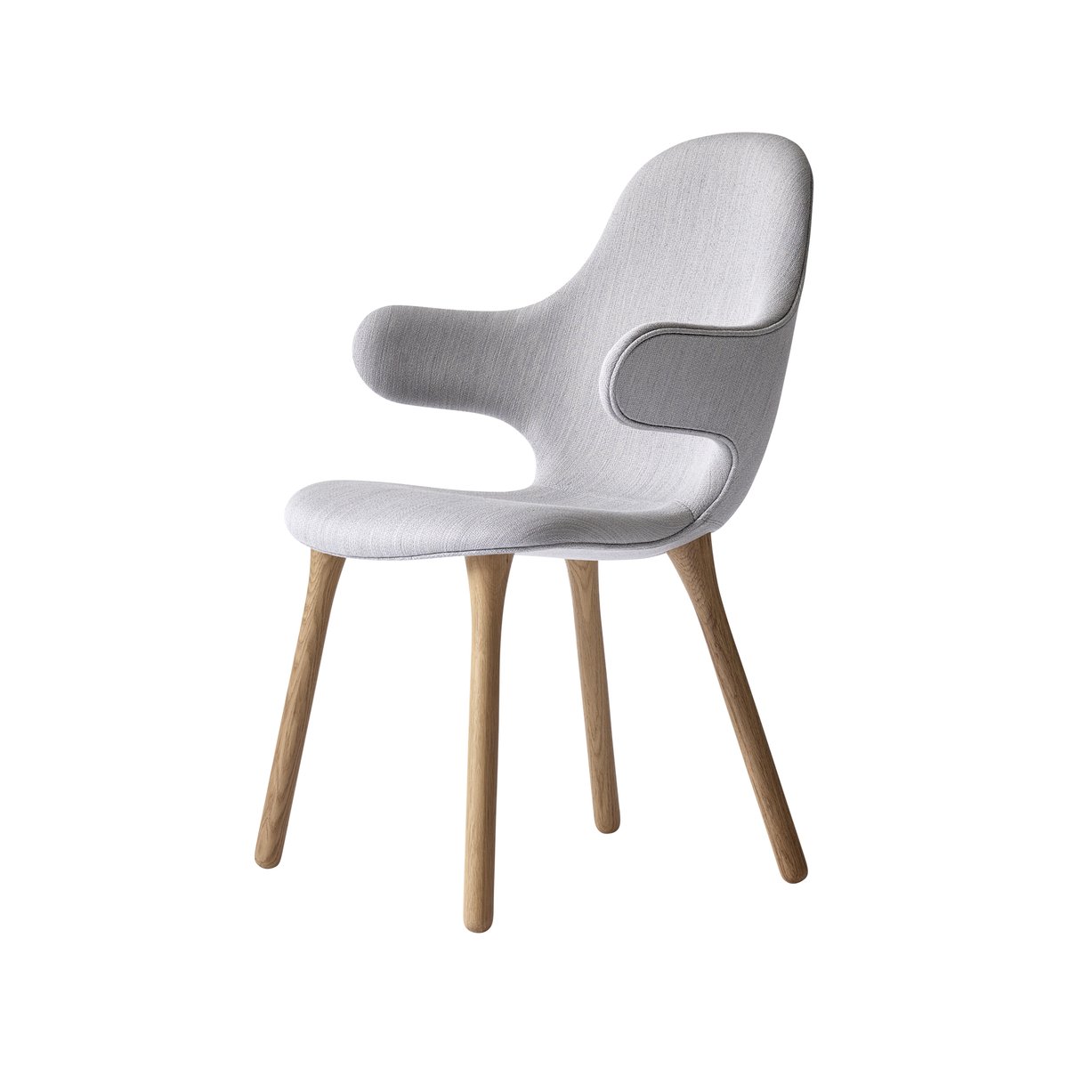 &Tradition Catch JH1 chair Remix 123-white-oiled oak