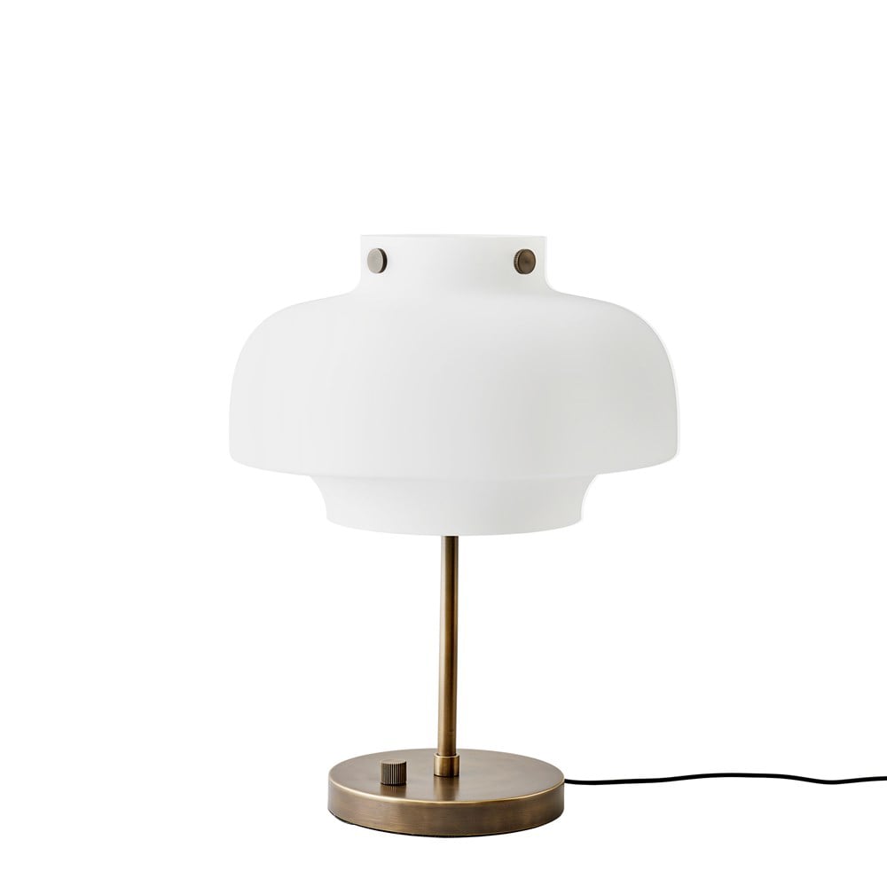 &Tradition Copenhagen table lamp SC13 opal glass-brass