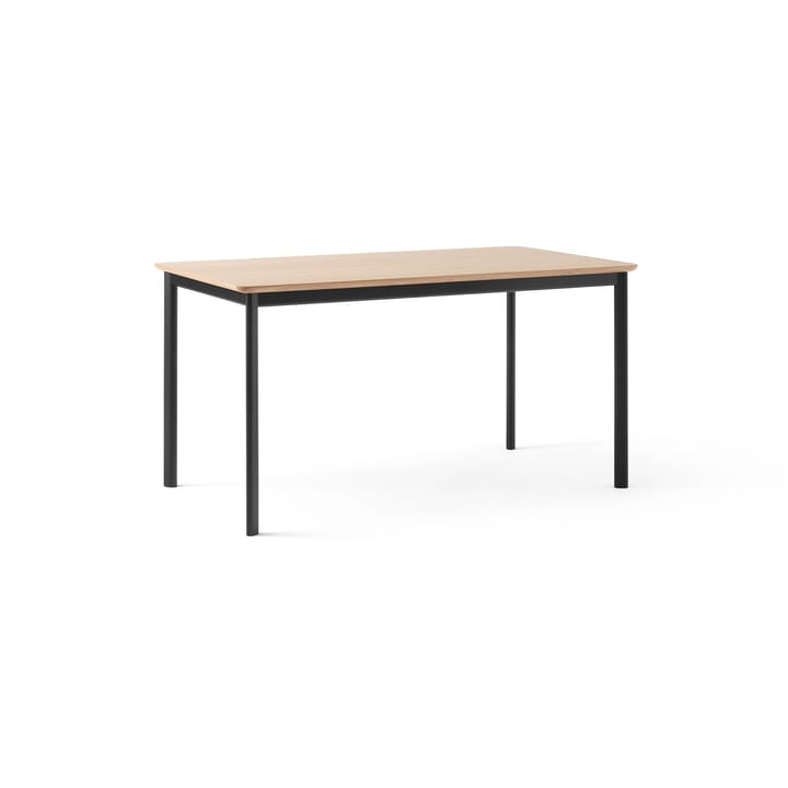 Drip HW115 dining table 83x143 cm, Black frame-clear lacq. oak &Tradition