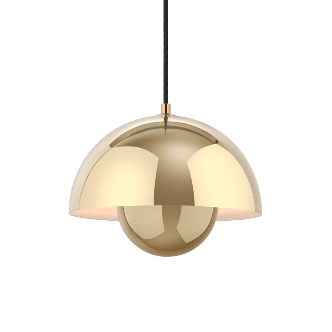 &Tradition FlowerPot VP1 pendant Brass-plated