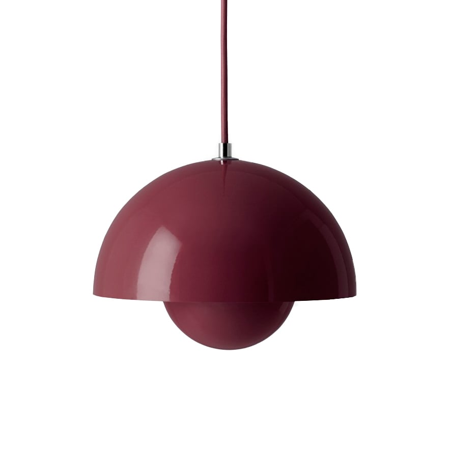 &Tradition FlowerPot VP1 pendant Dark plum