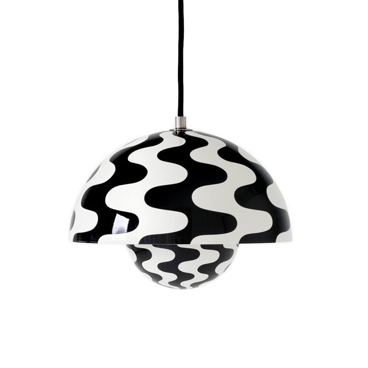 Flowerpot VP1 pendant lamp - Black-white pattern - &Tradition