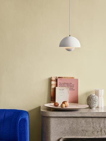 Flowerpot VP1 pendant lamp - matte white - &Tradition