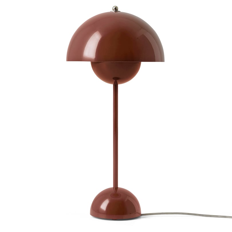 &Tradition FlowerPot VP3 table lamp red-brown