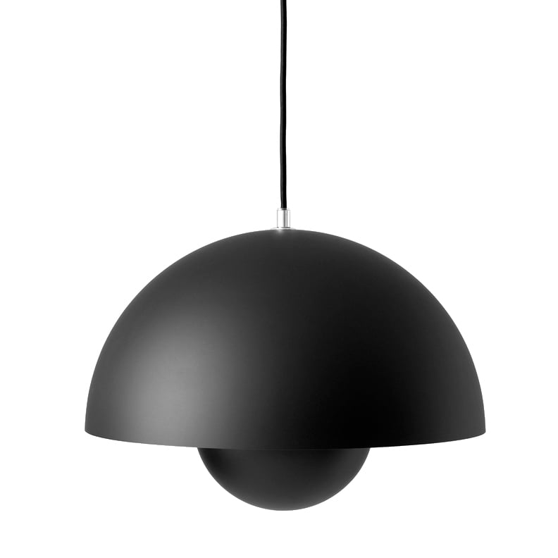 &Tradition Flowerpot VP7 pendant lamp matte black | Scandinavian Design | Pendant lamps | Black