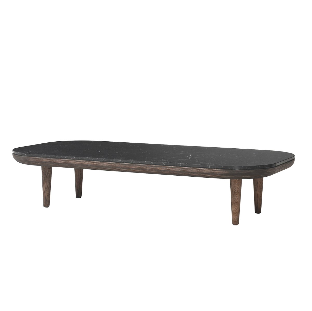 &Tradition Fly table SC5 Smoked oiled oak + black marble