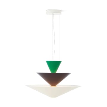 Gio LN15 pendant lamp Ø92 cm - Signal green-deep blue-ecru - &Tradition