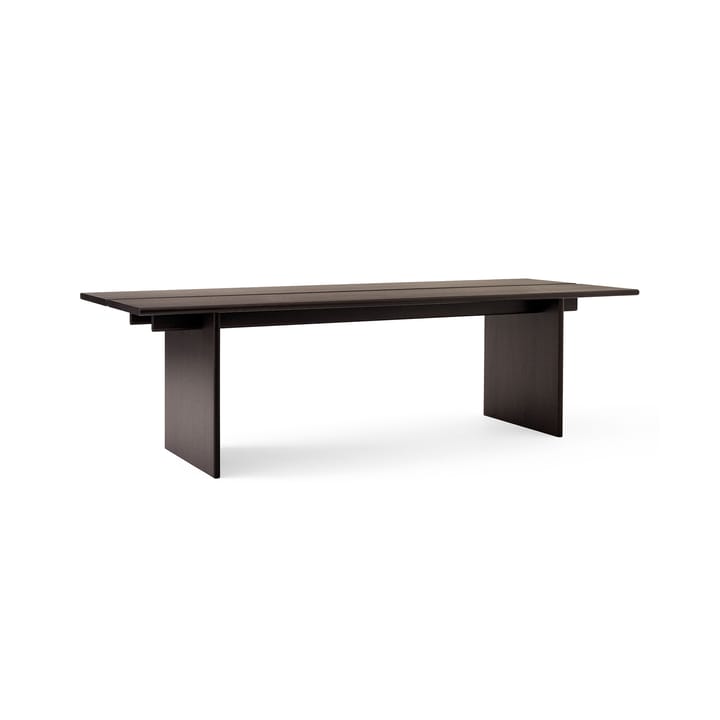 Ita OS2 dining table 95x260 cm - Dark stained oak - &Tradition