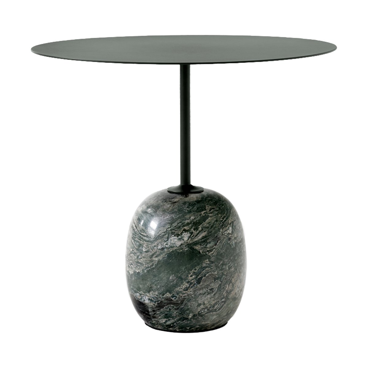 &Tradition Lato LN9 side table Deep Green-Verde Alpi Marble