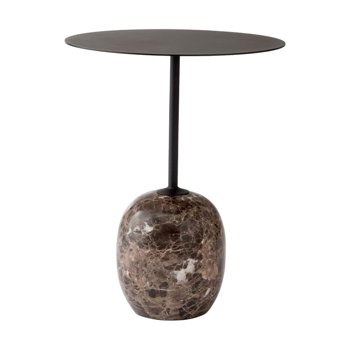 Lato side table LN8 - Warm black-Emparador marble - &Tradition