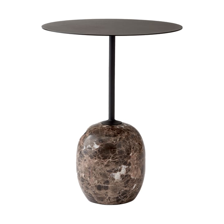 Lato side table LN8 - Warm black-Emparador marble - &Tradition